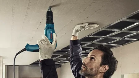 Bosch GTB 650 Professional Drywall Screwdriver 650W, 1/4" Hex Uni - Image 3