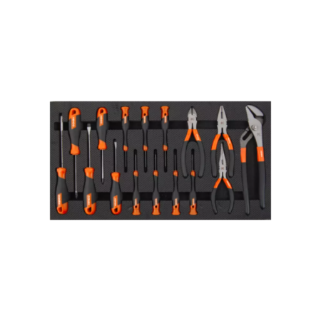 KENDO KD90343, Premium 145PC, 5-Layers Portable Drawer Cabinet Tool Set - Image 2