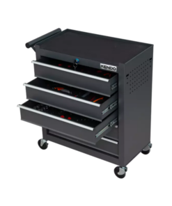 Kendo 90343, Premium 145PC, 5-Layers Portable Drawer Cabinet Tool Set