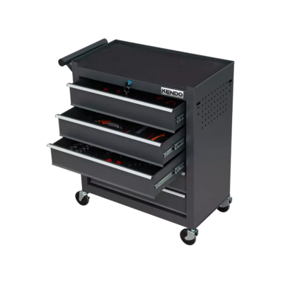 Kendo 90343, Premium 145PC, 5-Layers Portable Drawer Cabinet Tool Set