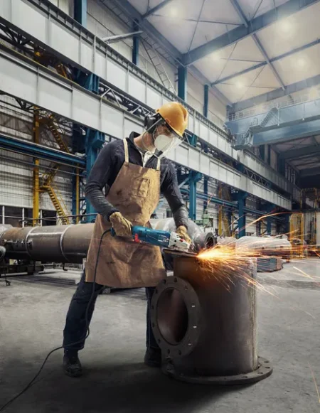 Bosch GWS 24-180 JZ Professional Corded Angle Grinder 2400W - Image 2
