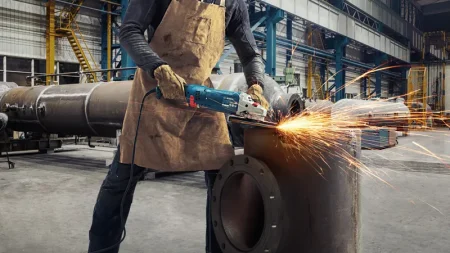 Bosch GWS 24-180 JZ Professional Corded Angle Grinder 2400W - Image 13