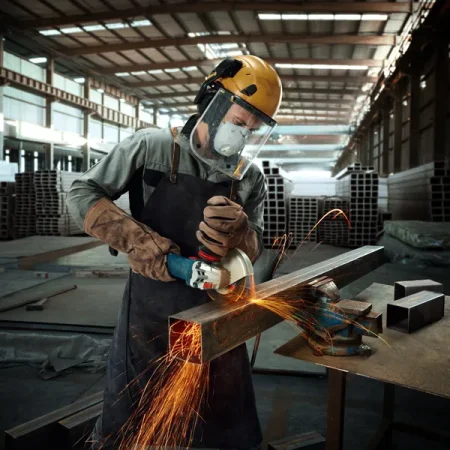 Bosch GWS 12-125 S Professional Corded Angle Grinder 1200W - Image 5