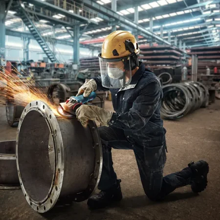 Bosch GWS 12-125 S Professional Corded Angle Grinder 1200W - Image 6