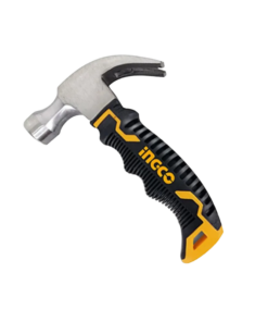 Ingco HCH81008D, 8OZ Mini Drop-Forged Claw Hammer with Ergonomic Fibreglass Handle