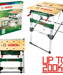 Bosch PWB 600, Lightweight & Quick Foldable Workbench With High Quality Surface, Durable, Waterproof & Scratch Resistance