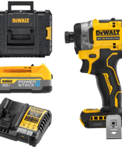 DEWALT DCF860E1T, 18V / 20VMAX BRUSHLESS 1/4" HIGH TORQUE IMPACT DRIVER SET