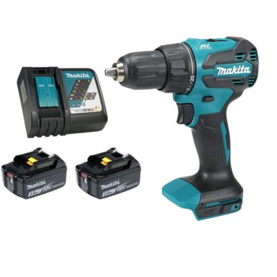 MAKITA DHP490RFE DC HAMMER DRIVER DRILL 18V BL 13MM (2PCS 3.0AH BATTERY, 1PC CHARGER)