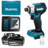 MAKITA DTD201RTJ, 18V CORDLESS BRUSHLESS IMPACT DRIVER SET, 4 SPEED MODES, 210NM, T-MODE FUNCTION
