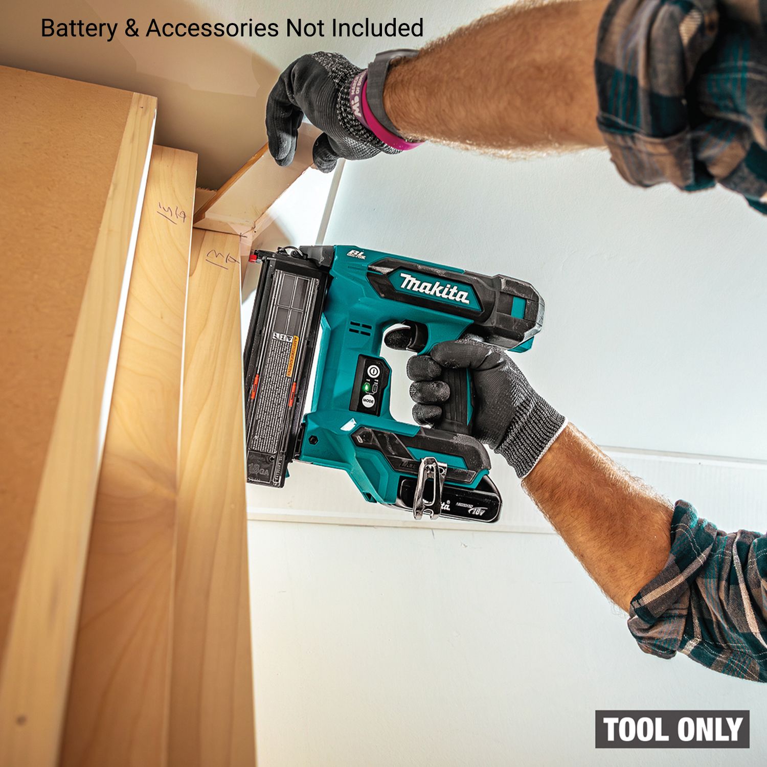 MAKITA DBN501Z, 18V CORDLESS BRAD NAILER (BARE-UNIT), UP TO 50MM - Image 2