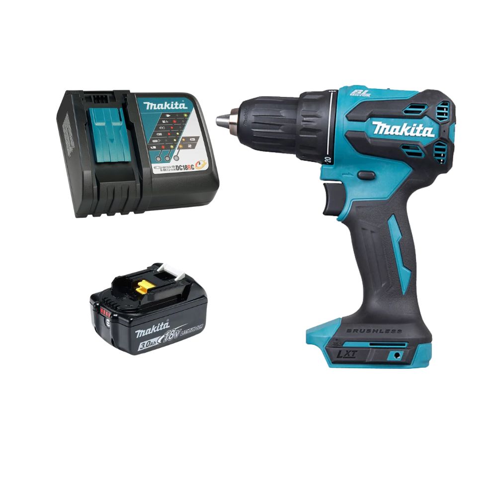 MAKITA DDF490RF DC DRIVER DRILL 18V BL 13MM (1PC 3.0AH BATTERY, 1PC CHARGER)