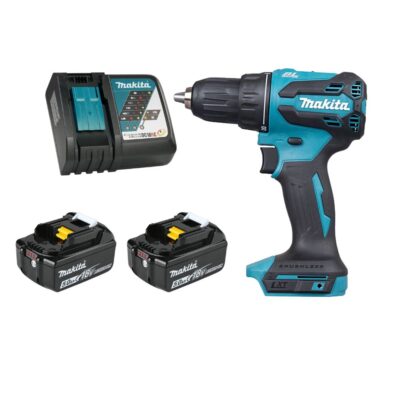 MAKITA DDF490RTE DC DRIVER DRILL 18V BL 13MM (2PCS 5.0AH BATTERY, 1 CHARGER)