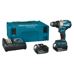 MAKITA DDF489RTJ 18V LXT BRUSHLESS CORDLESS DRIVER DRILL KIT (2PCS 5.0AH BATTERY, 1PC CHARGER)