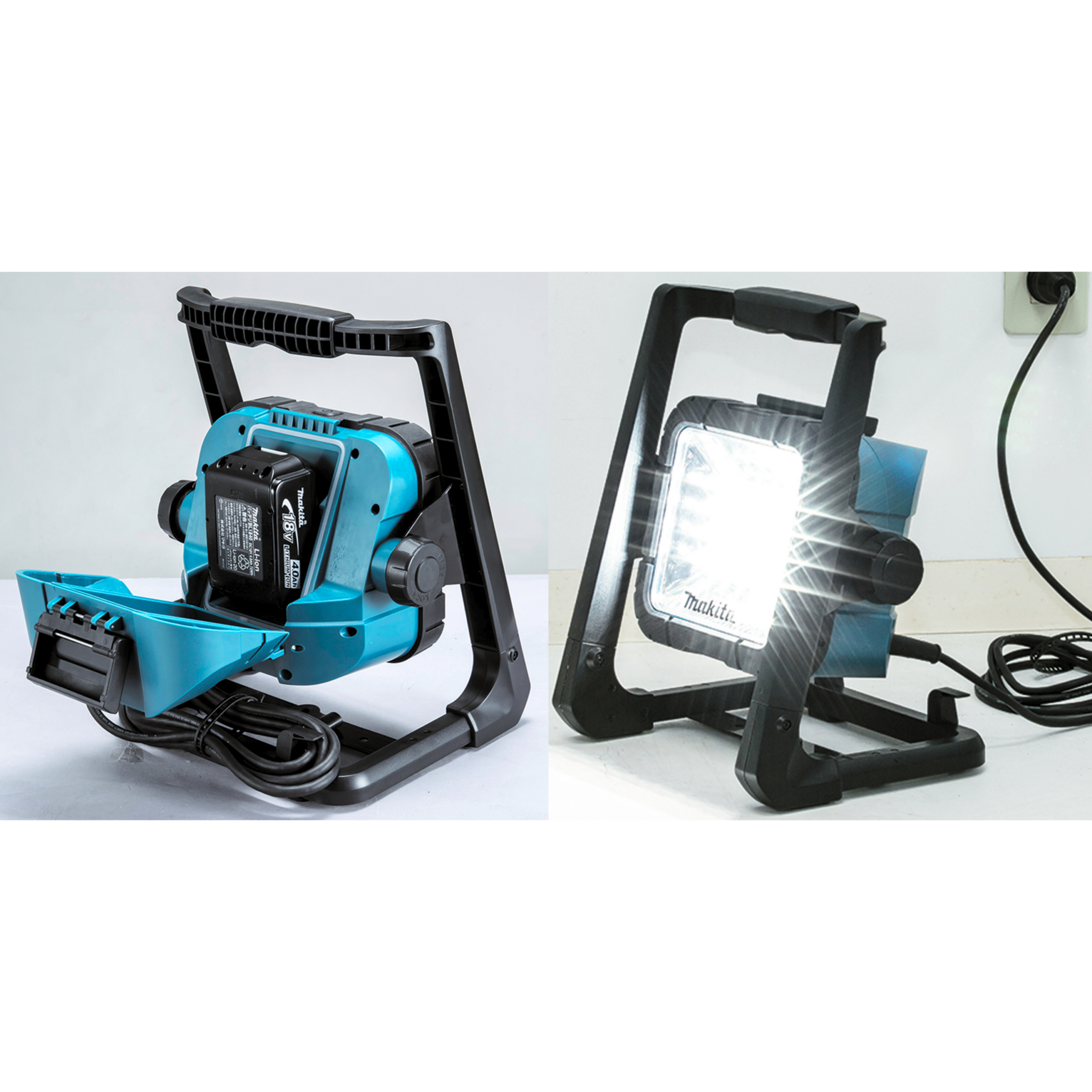 MAKITA DML805, 220V CORDED AND 18V CORDLESS LED WORKLIGHT, 750 LUMENS - Image 5