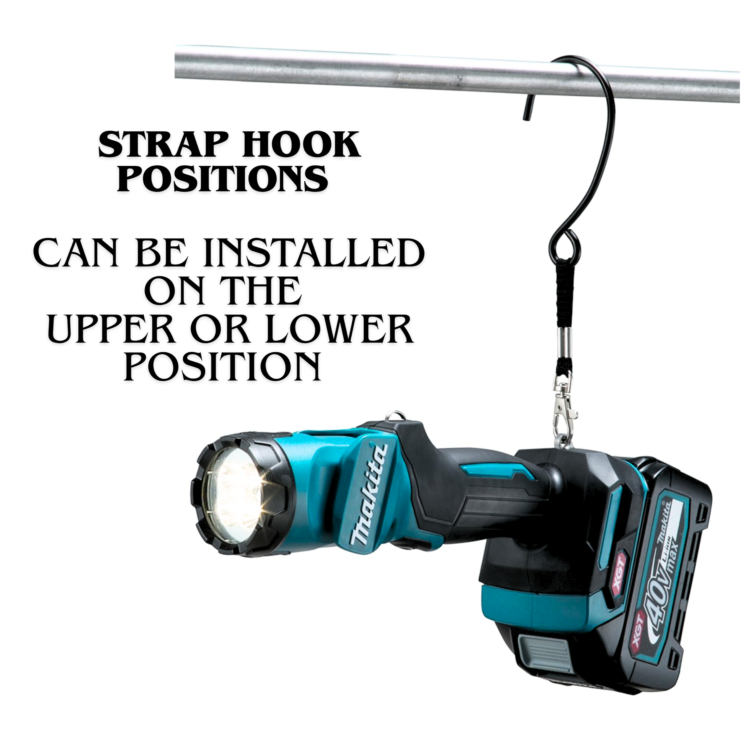 MAKITA ML001G, 40V CORDLESS LED FLASHLIGHT / WORKLIGHT, 160 LUMENS - Image 4