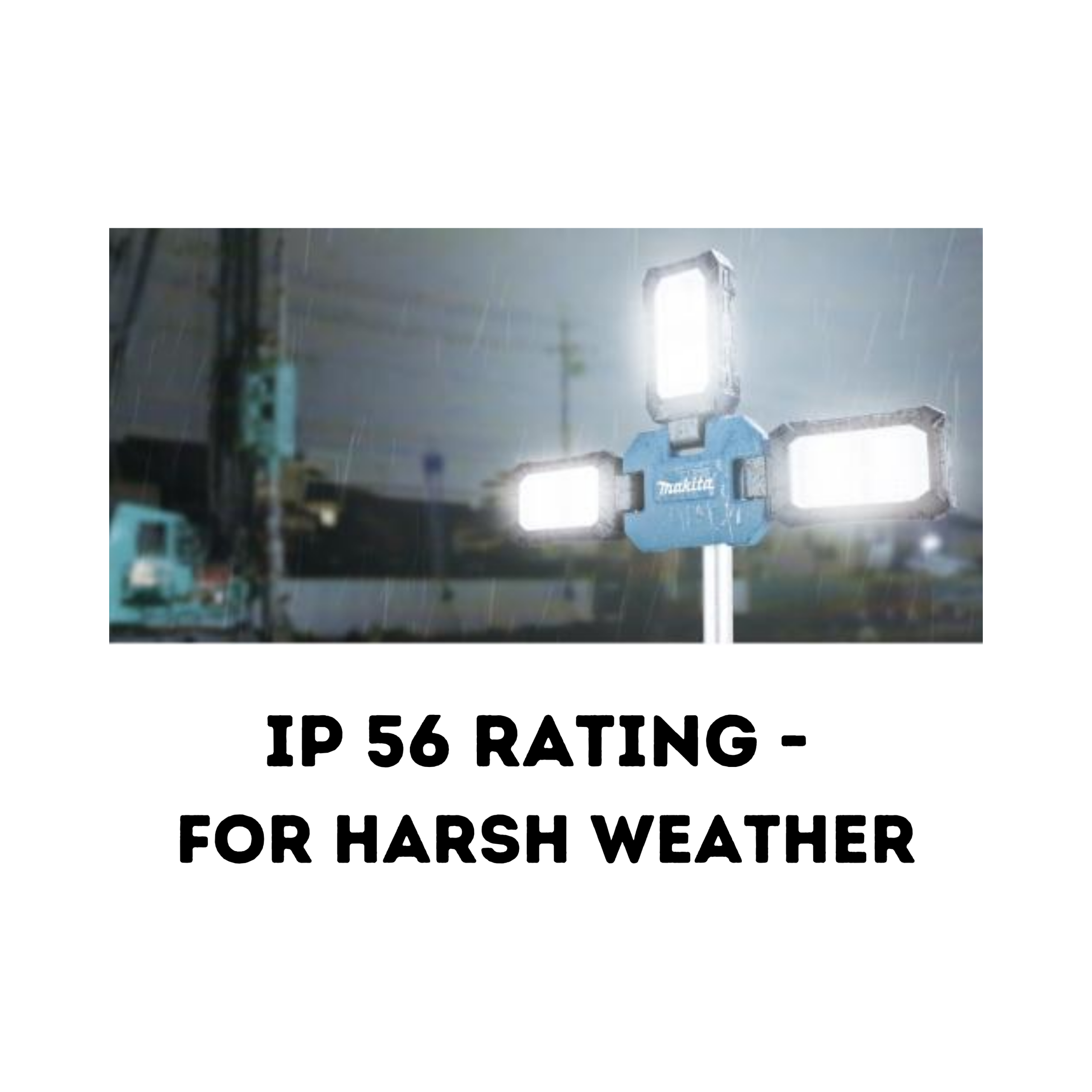 MAKITA ML014G, 40V/ 18V CORDLESS LED TRIPOD WORKLIGHT, 15,000 LUMENS - Image 4