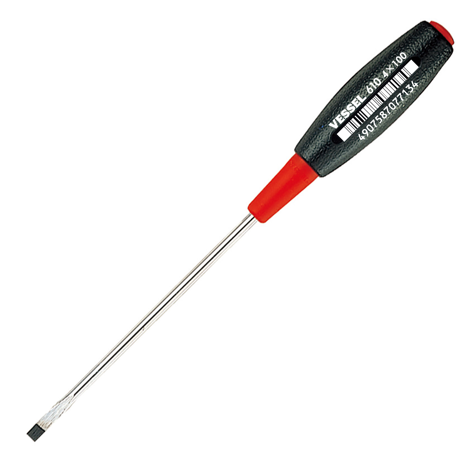 VESSEL 610 (-) 4X100MM CUSHION SCREWDRIVER THINK SHANK TYPE (EDP:125333)