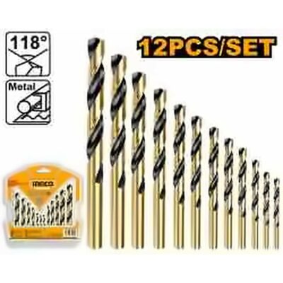 INGCO 11PC HSS DRILL BIT SET 1-6MM AKDB1125