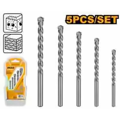 INGCO 5PC MASONRY DRILL BIT SET AKDB3055