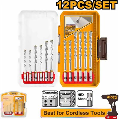 INGCO 12PC DRILL BIT SET AKDL12206