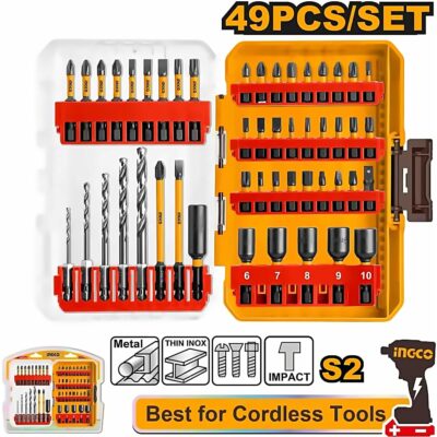 INGCO 49PCS IMPACT DRIVER BIT SET AKDL24906