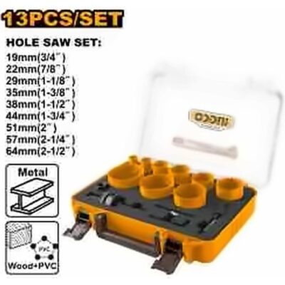 INGCO HOLE SAW ARBOR KIT AKH0132