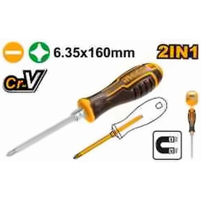 INGCO 2 IN 1 INTERCHANGEABLE SCREWDRIVER AKISD0201