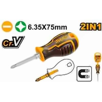 INGCO 2PCS INSULATED SCREWDRIVER SET VDE 1000V AKISD0202
