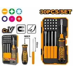 INGCO 30 PCS INTERCHANGEABLE SCREWDRIVER BIT SET AKISD3001