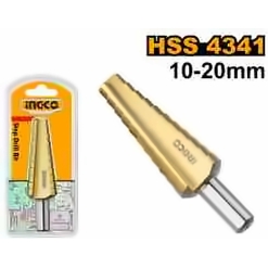INGCO HSS STEP DRILL 10-11-12-13-14-15-16-17-18-19-20MM AKSDS102033