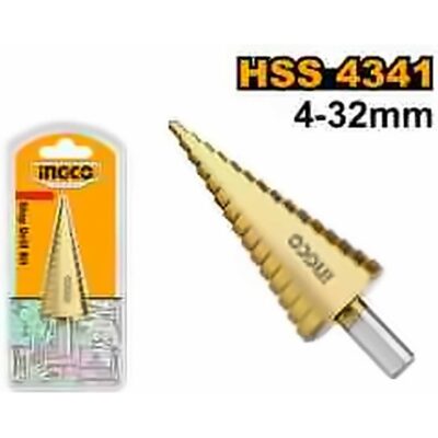 INGCO HSS STEP DRILL 4-32MM AKSDS43233