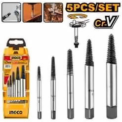 INGCO 5PCS SCREW EXTRACTOR SET ASE008