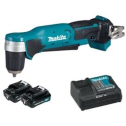 MAKITA DA333DSAE, 12V 10MM (3/8") CORDLESS ANGLE DRILL (2PCS 2.0AH BATTERY, 1PC CHARGER)
