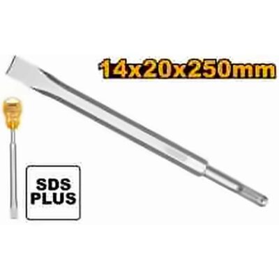 INGCO SDS PLUS FLAT CHISEL 14X20X250MM DBC0122501