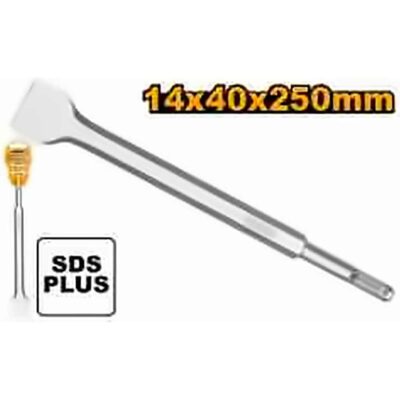 INGCO SDS PLUS FLAT CHISEL 14X250X40MM DBC0122502
