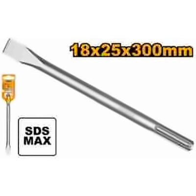 INGCO SDS MAX FLAT CHISEL 18X25X300MM DBC0222801