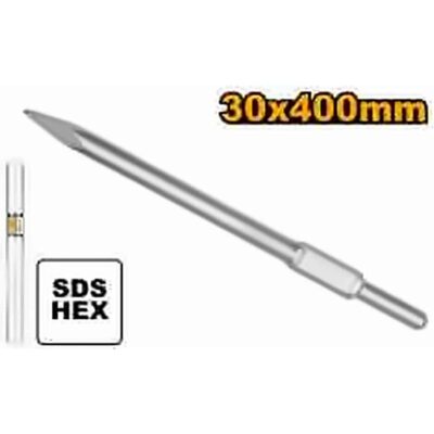 INGCO HEX POINTED CHISEL 30X400MM DBC03340011