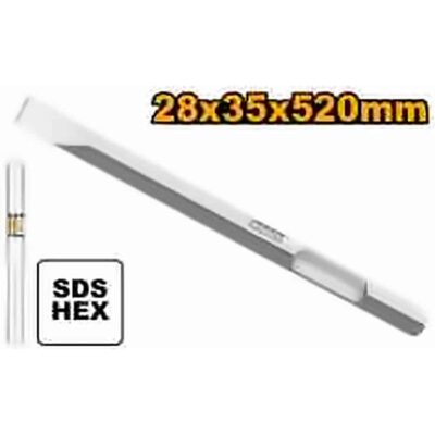 INGCO HEX FLAT CHISEL 28X35X520MM DBC04352012