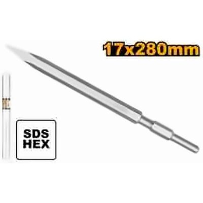 INGCO HEX POINTED CHISEL 17X280MM DBC0512801