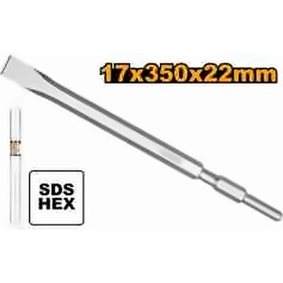 INGCO HEX FLAT CHISEL 17X350X22MM DBC0523501