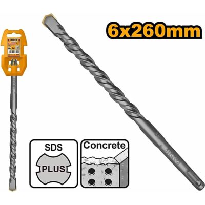 INGCO SDS PLUS DRILL BIT 6X260MM DBH1210604