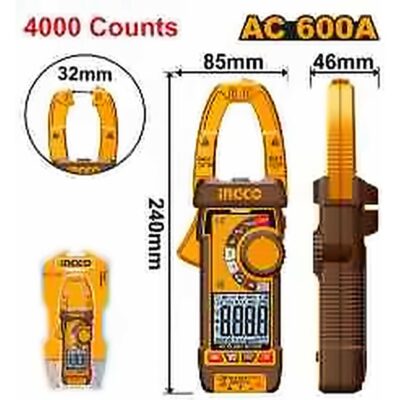 INGCO DIGITAL AC CLAMP METER DCM66001