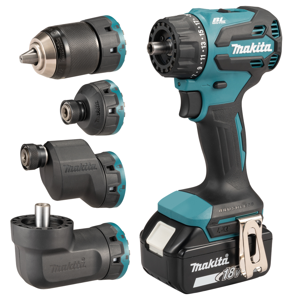MAKITA DDF491RFJ DC DRIVER DRILL 18V 13MM (2PCS 3.0AH BATTERY, 1PC CHARGER)