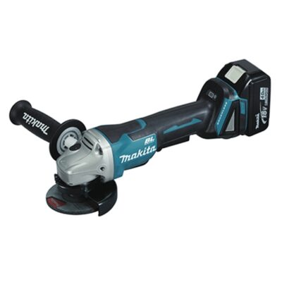 MAKITA DGA408RTJ1 DC ANGLE GRINDER 18V BL 100MM P (2PCS 5.0AH BATTERY, 1PC CHARGER)