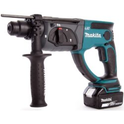 MAKITA DHR202RTE DC COMBINATION HAMMER 18V 20MM (2PCS 5.0AH BATTERY, 1PC CHARGER)