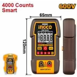INGCO DIGITAL MULTIMETER 600V 4000 COUNT SMART FUNCTION DM16003