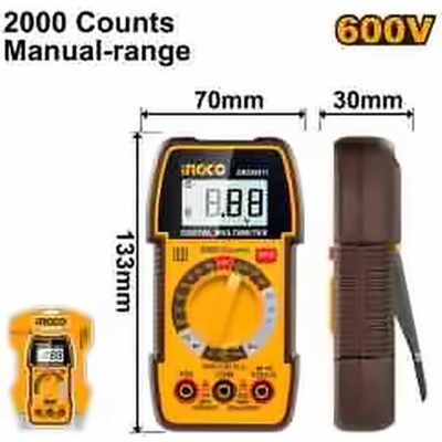 INGCO DIGITAL MULTIMETER DM360011