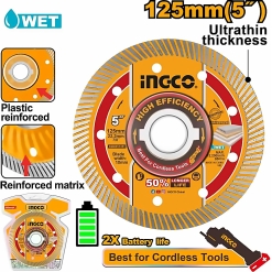 INGCO ULTRATHIN DIAMOND DISC 125MM DMD051251
