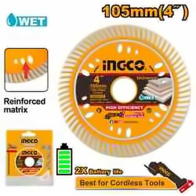 INGCO SEGMENTED DIAMOND DISC 105MM DMD061051