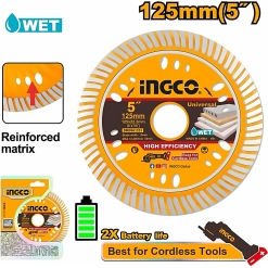 INGCO SEGMENTED DIAMOND DISC 125MM DMD061251